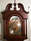 Close-up of clock dial